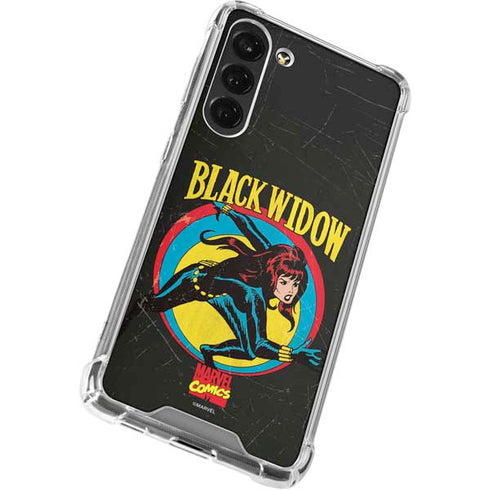 Marvel Classic Comics Black Widow Galaxy S23 FE Clear Case
